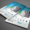 Showing both sides of the A5 Full Colour Flyers