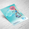 Graphic showing the A5 Flyers printed full colour for a gym.