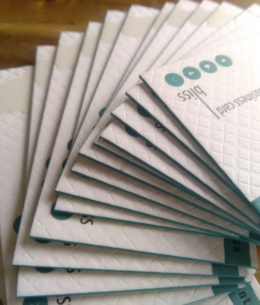 Edge Printed Business Cards in our Super Luxury Business Card range