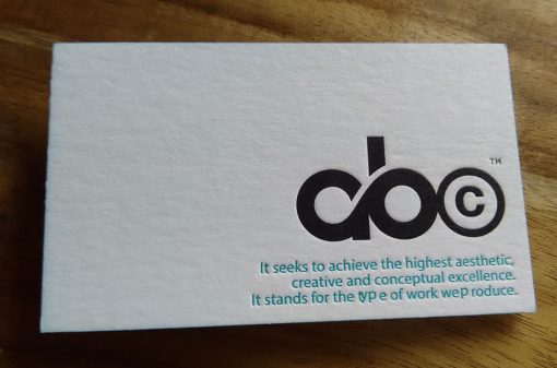 Novel Print Luxury Business Cards