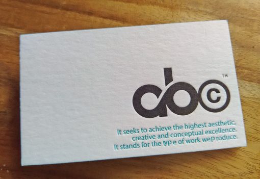 Novel Print Luxury Business Cards