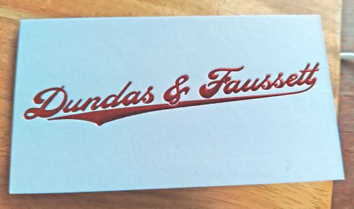 Novel Print Luxury Business Cards