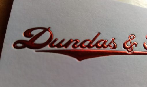 Novel Print Luxury Business Cards
