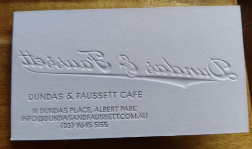 Novel Print Luxury Business Cards