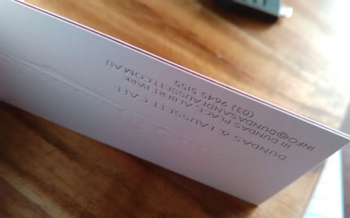 Novel Print Luxury Business Cards