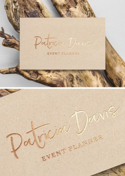 Novel Print Luxury Business Cards