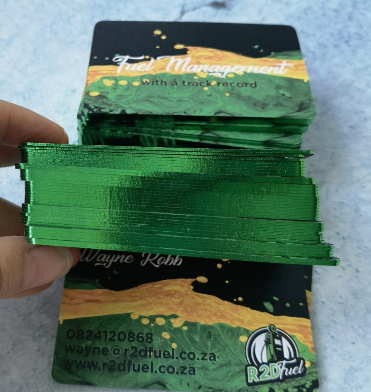 Green Edge Foil Rounded Corners