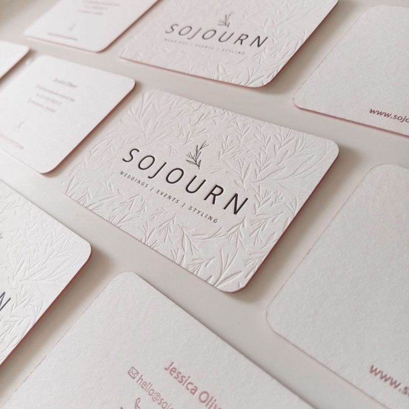 Novel Print Luxury Business Cards