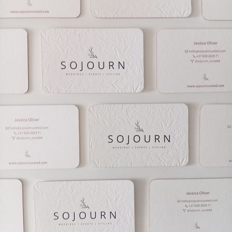 Novel Print Luxury Business Cards